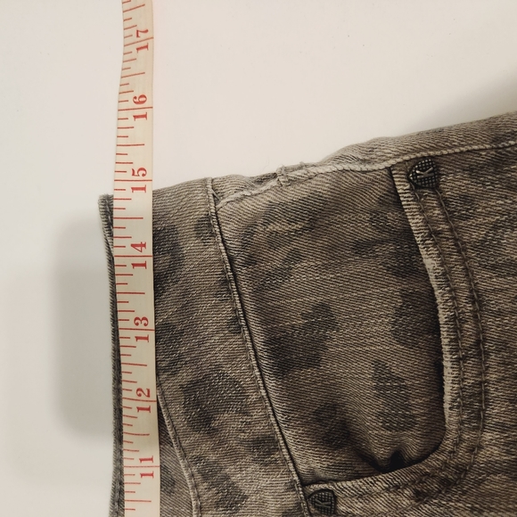 Kut from the Kloth Connie High Rise Ankle Skinny Gray Cheetah Print Pants - Picture 12 of 16